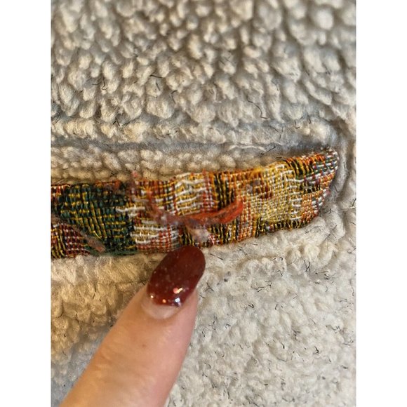 ORVIS Women's Vest Fall/Winter, Cream Fleece/Tapestry Size XS - Picture 7 of 7